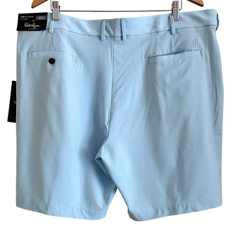 Walter Hagen Soft Blue Golf Shorts - Men's - W42 |‎ Performance Stretch NWT